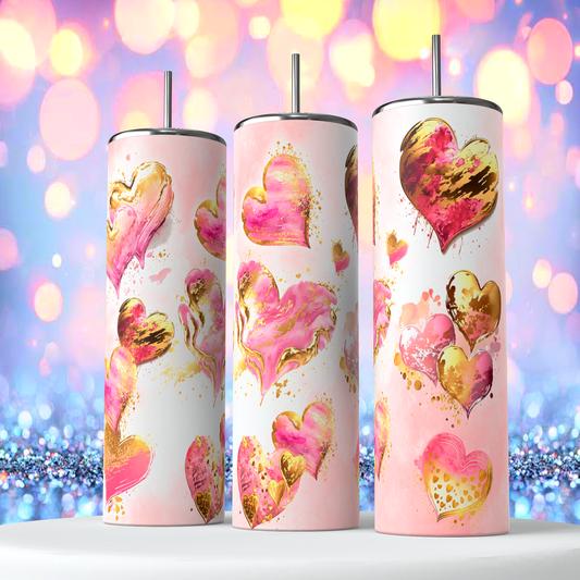 20oz Valentine Day #38 Sublimation Tumbler