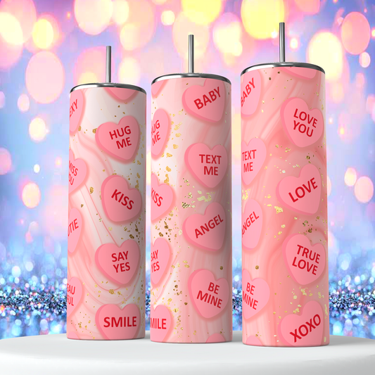 20oz Valentine Day #35 Sublimation Tumbler