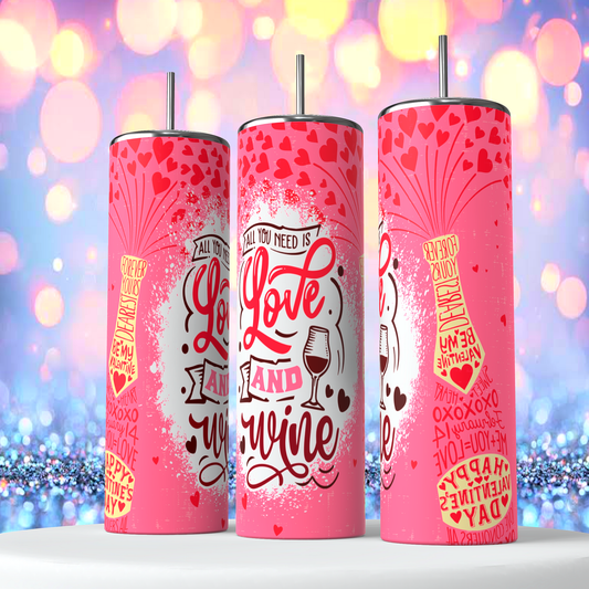 20oz Valentine Day #25 Sublimation Tumbler