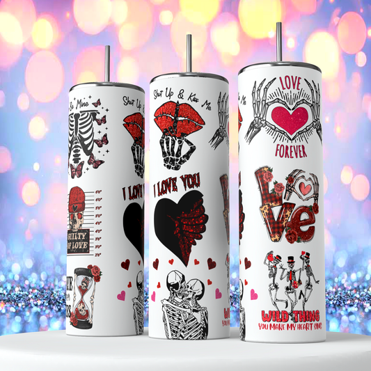 20oz Valentine’s Day #11 Sublimation Tumbler